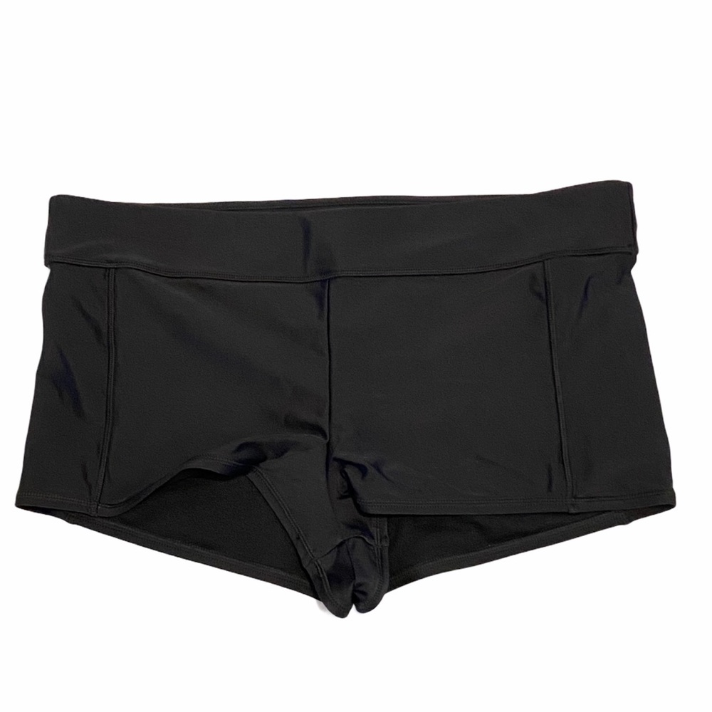 NWT L Speedo PowerFlex swim shorts black womens